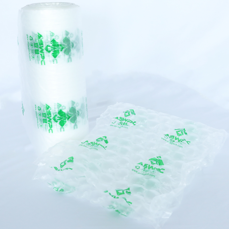 Imballaggio a cuscino d'aria biodegradabile ad alta barriera per alimenti
